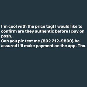 Meet your Posher, F  I'm interested in the item I just liked. text me: 802212980